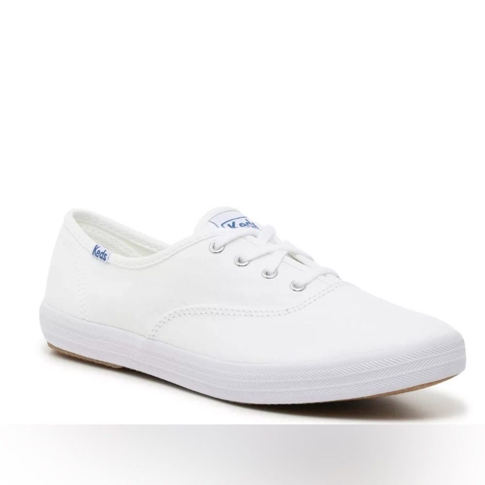 Keds Women 8.5 Champion White Canvas Sneakers